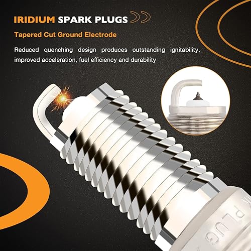 Miniatura 10 de HQPASFY Paquete de 6 bobinas de encendido compatibles con Infiniti G35 M35 FX35 FX35 Nissan 350Z 3.5L V6 2003-2008 Reemplazan # 22448-AL61C,