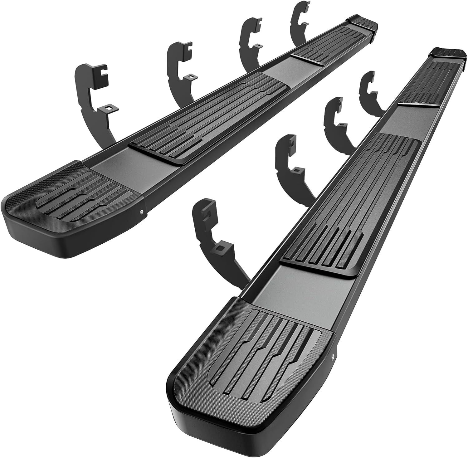 YITAMOTOR Estribos 6 pulgadas Acero Inoxidable Negro para Chevy Silverado GMC Sierra