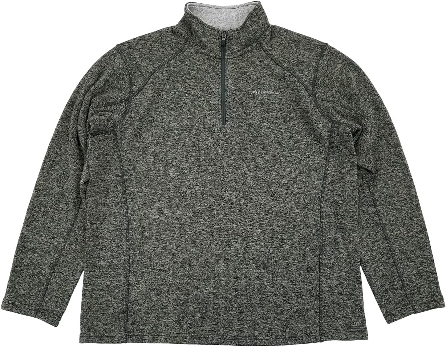 Eddie Bauer Mens Charcoal Gray Radiator Fleece QuarterZip Pullover Jacket XL at Amazon Men’s