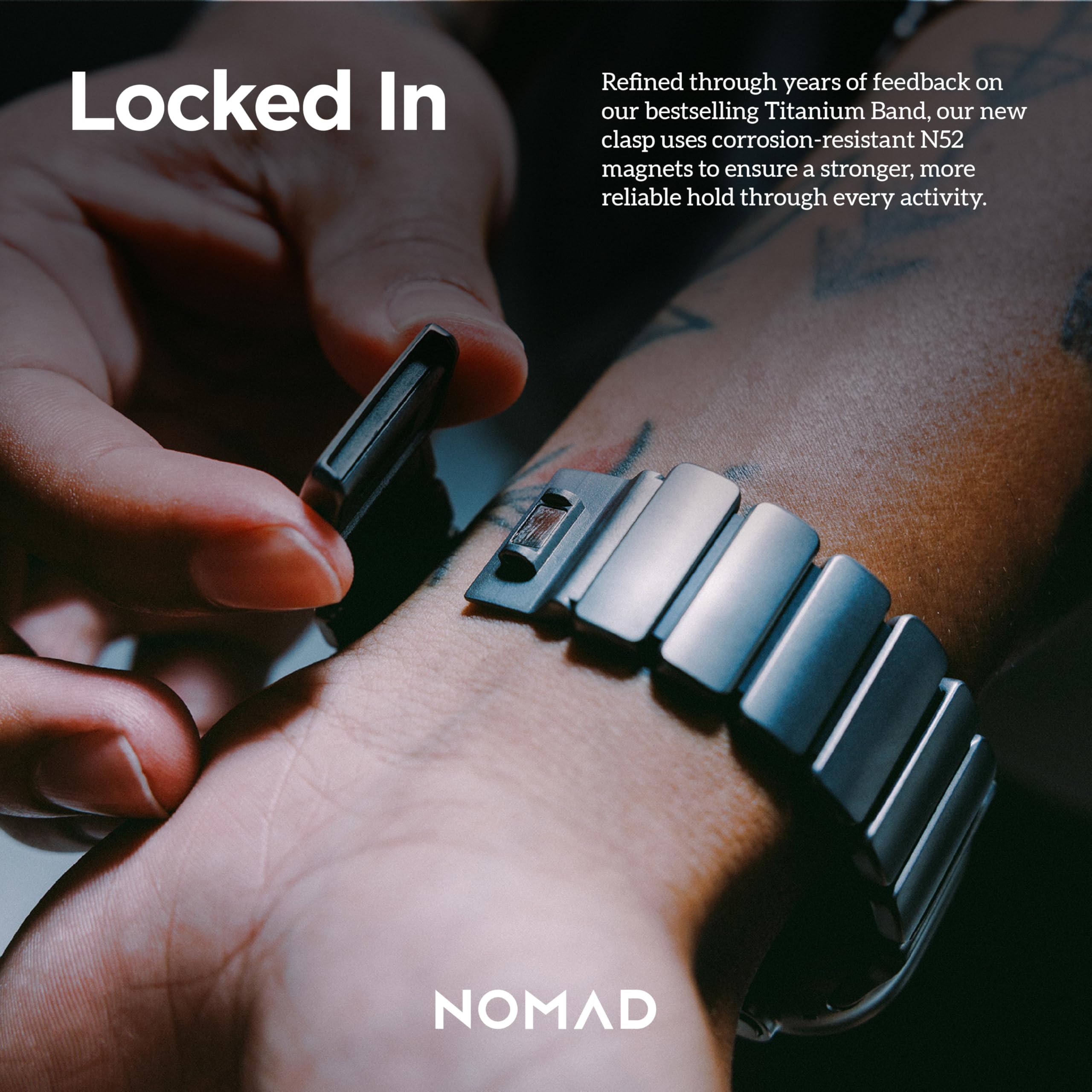 NOMAD Stratos Pasek do zegarka Apple Watch 42/44 / 45/46 mm / 49 mm, hybrydowy