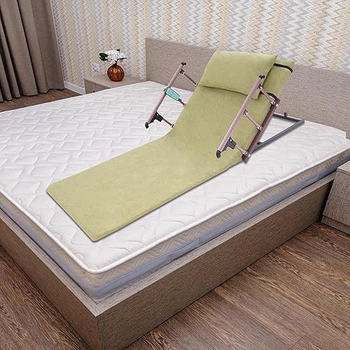 Miniatura 3 de Respaldo de cama elevador eléctrico, elevador de almohada médica portátil con control remoto, barandilla plegable, alfombrilla larga, capacidad de