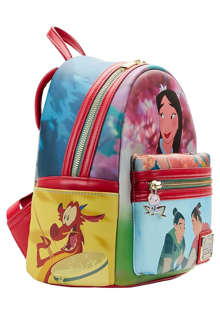 ラウンジフライ Disney ムーラン プリンセスシーン リュック Amazon.co.jp: Loungefly ディズニー ムーラン プリンセス