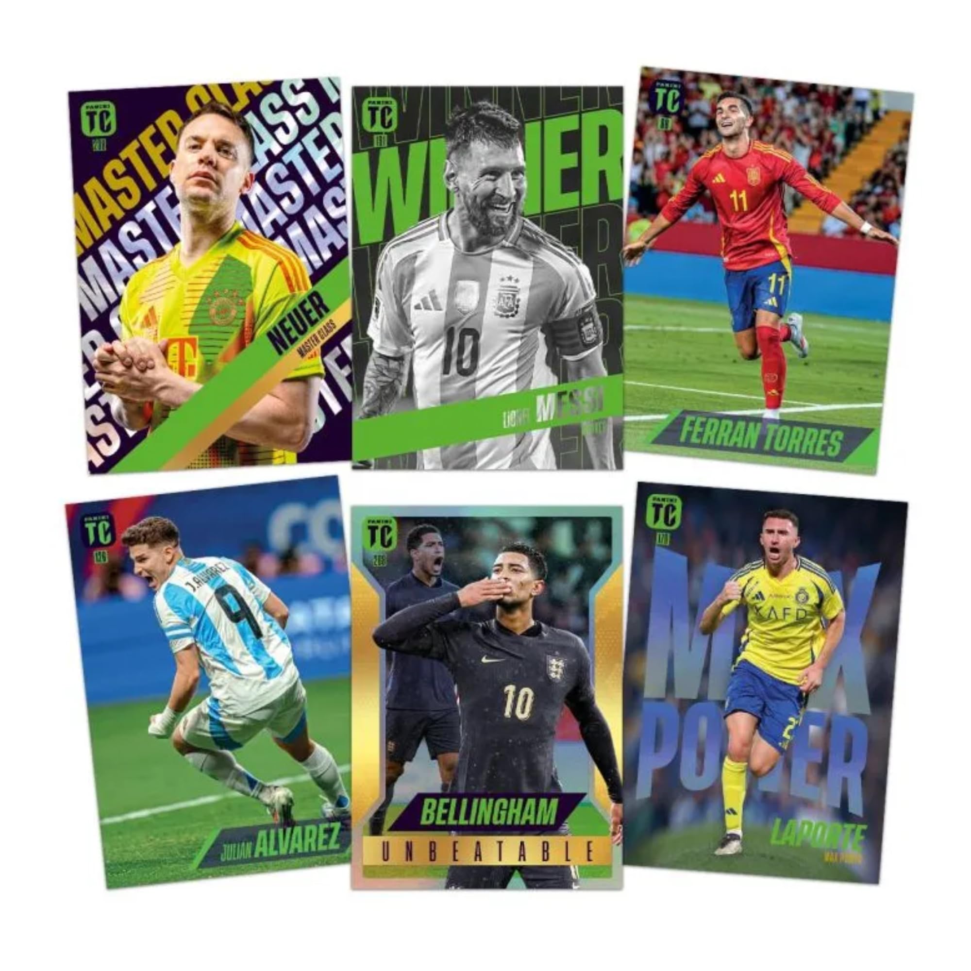Panini 2 confezioni da 16 carte calcio FIFA Top Class 2025 | Carte collezionabili World Top Club, squadre e giocatori | Lotti ufficiali Panini da collezione