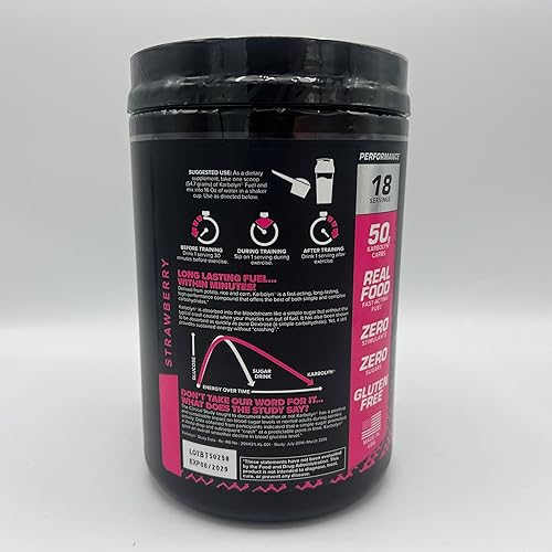 Miniatura 204 de EFX Sports Karbolyn Fuel | Polvo de carbohidratos de rápida absorción | Carga de carbohidratos, energía sostenida, recuperación rápida, sin