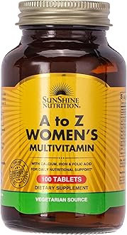 A To Z Women's Multivitamins 100 Vegetarian Tablets | For Daily Nutrition Requirement