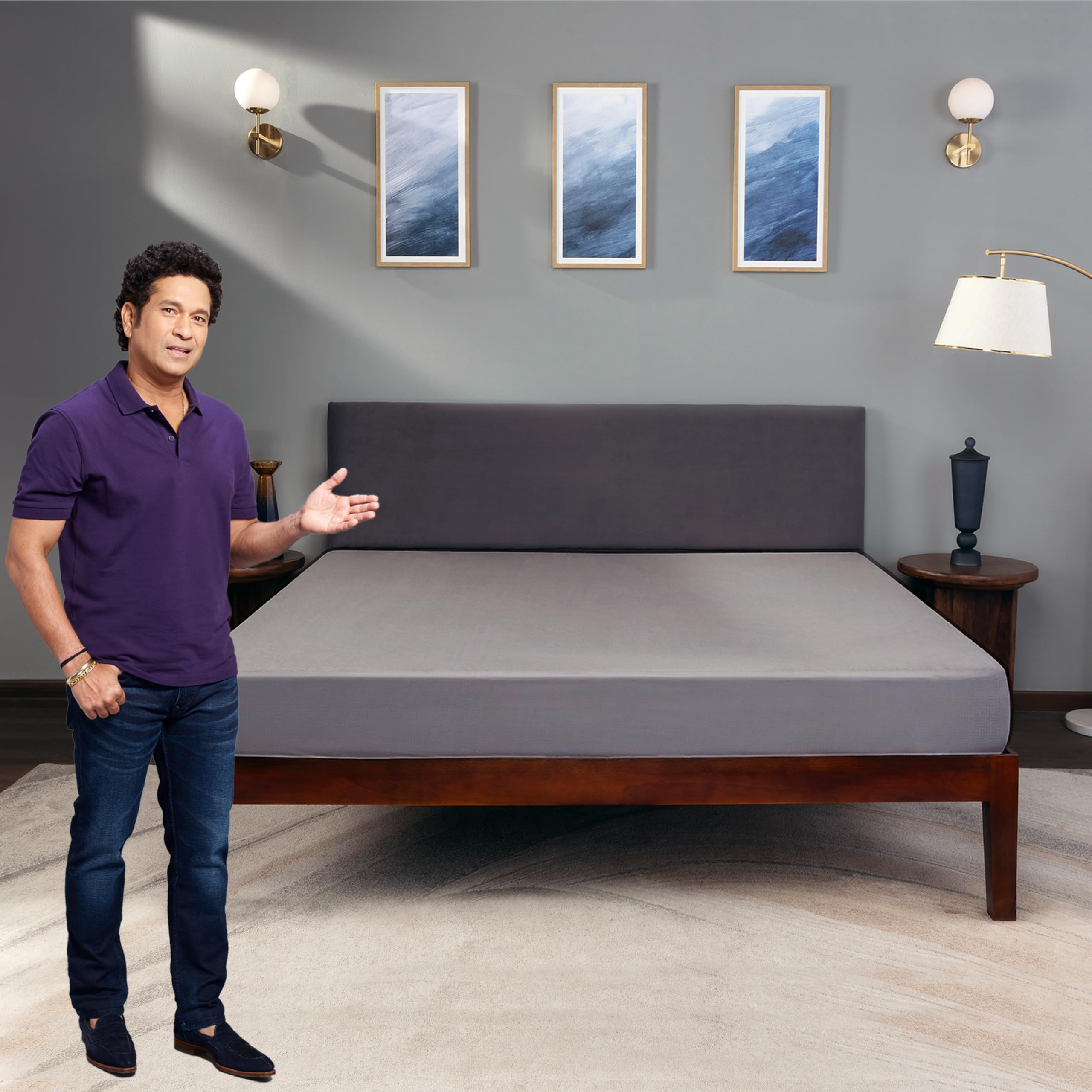 Livpure Smart Fitted Breathable, Stretchable, 100% Waterproof, Ultra Soft Terry Mattress Cover, 78x72 King Size (Grey)-image-38