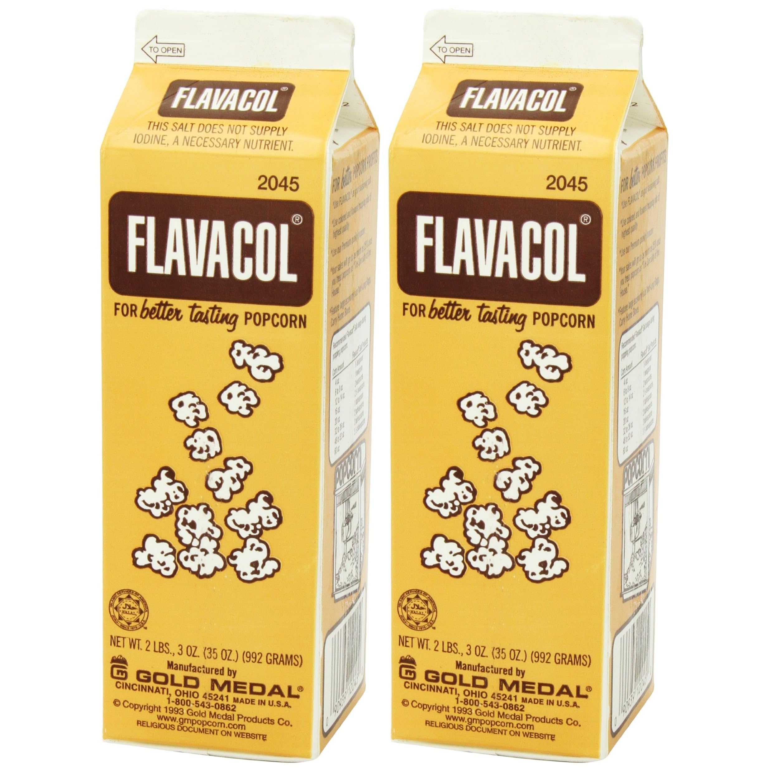Amazon.co.jp: 【2本セット】 ポップコーン 専用調味塩（FLAVACOL