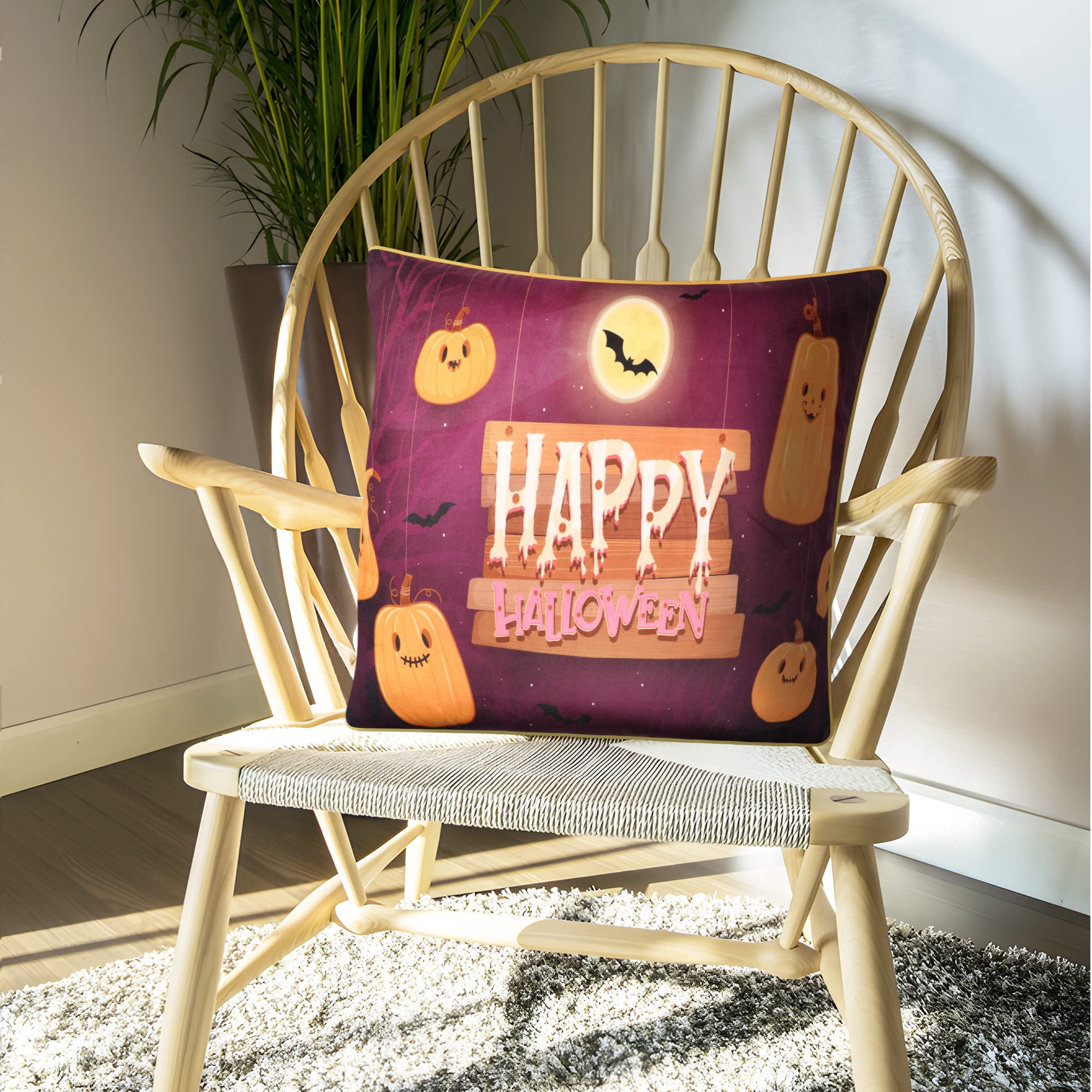 Amazon.co.jp: HomeInGoods ベルベットクッションカバー 2枚セット