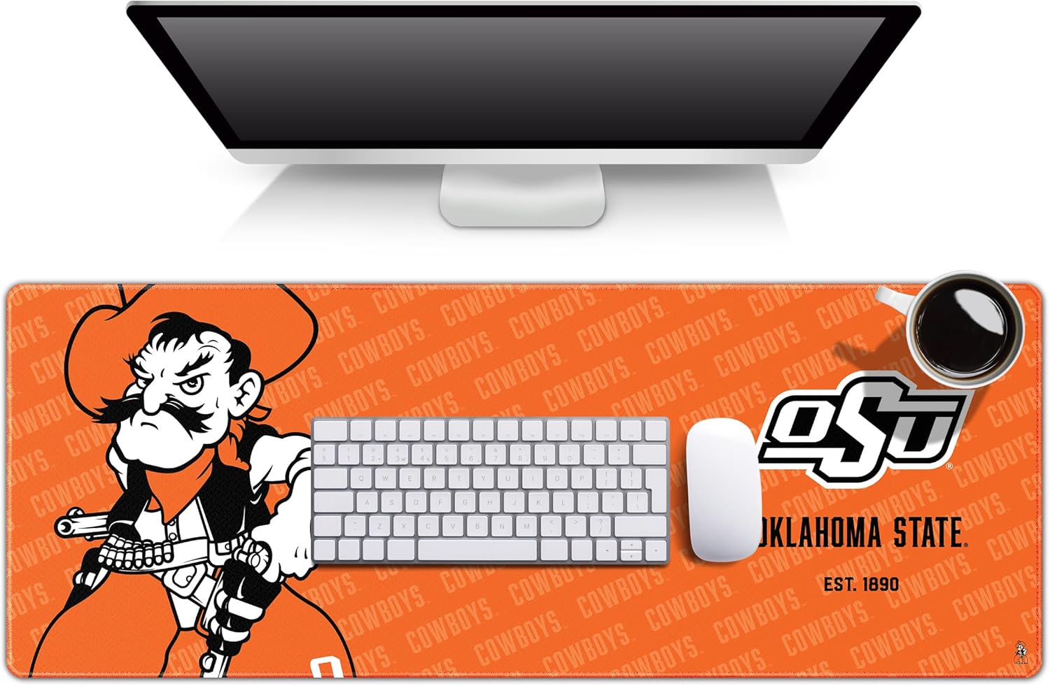 YouTheFan NCAA Oklahoma State Cowboys Logo Series Desk Pad SMU