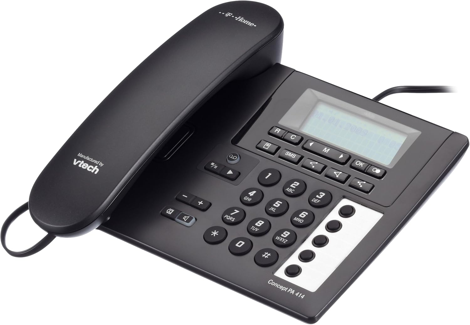 Deutsche Telekom T-Home Telefon Concept PA 414 Telefon schwarz: Amazon ...