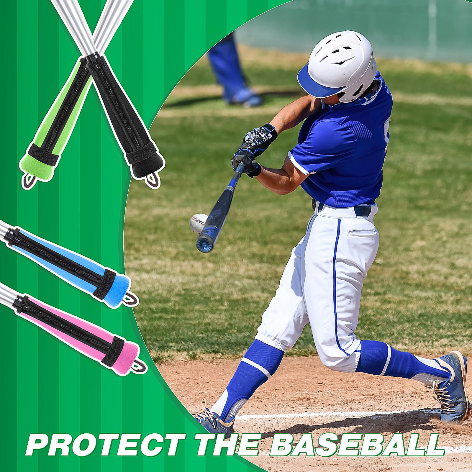 Deekin 4 Pcs Baseball Bat Handle Cover Baseball Bat Jamaica