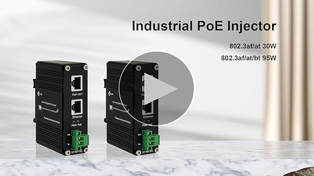 Amazon.com: Elenzk Industrial Gigabit PoE++ Injector