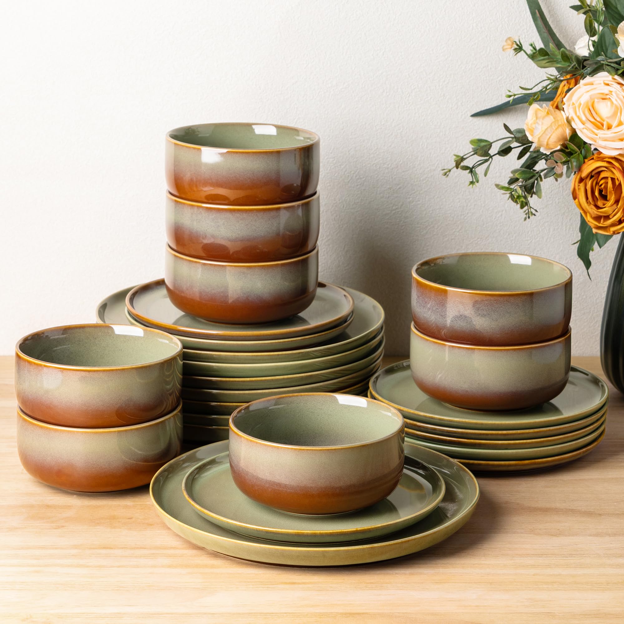 TheTerra Ceramic 24-Piece Set