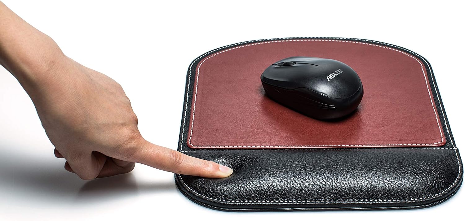 Mouse Pad with Wrist Support Non-Slip Gel Base,Ergonomic Office Mousepad,Gaming Mouse Mat（M）
