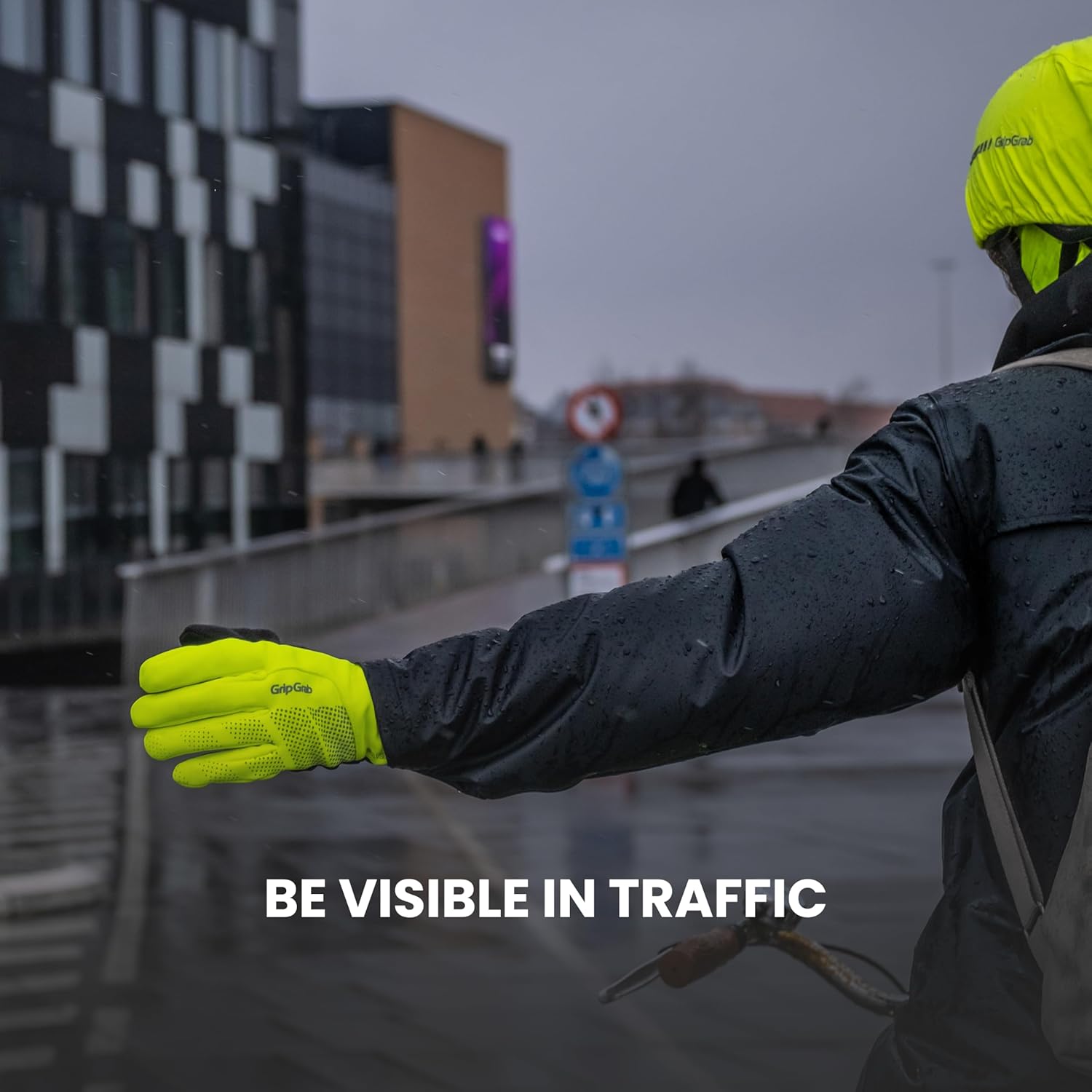 GripGrab Ride Waterproof Winter Cycling Gloves Windproof Thermal Padded Fleece Lined Cold Weather Warm Bicycle Glove