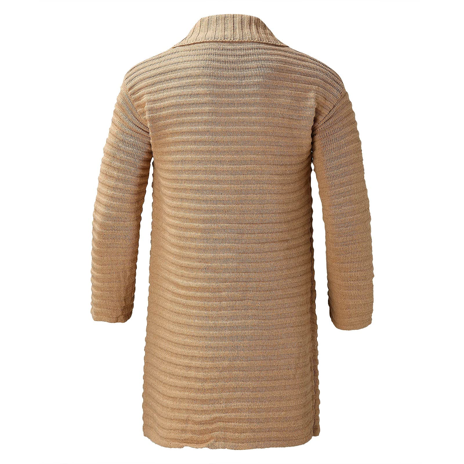 MaNMaNing Cardigan Uomo in Lana con Risvolti e Maniche Lunghe Perfetto per Autunno Inverno e Caldo Morbido e Confortevole Ideale per Look Elegante e Casual
