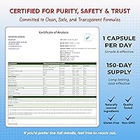 Vista 7 de Coenzima Q-10 Arroz de levadura roja Quercetina Magnesio Malato, Glicinato, Citrato