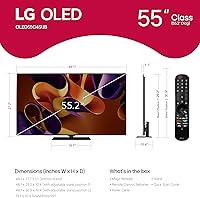 Vista 2 de LG Clase de 55 pulgadas OLED evo Serie G4 Smart TV Procesador 4K Pantalla Plana con Magic Remote Alimentado por IA con Alexa Integrado
