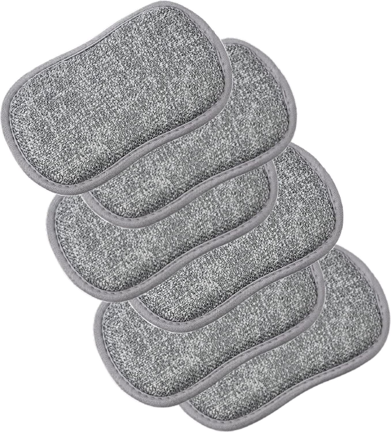 HEXONIQ® Scrub Foam, Dual Action Sponge Scratch Proof Scrubber with Special Microfiber Scrub with Heavy Duty Scouring for All Utensils Type Dish Washing, Heavy and Oily Stains Cleaning, Pack of 6 (B0B6VML3LL) Amazon Price History, Amazon Price Tracker