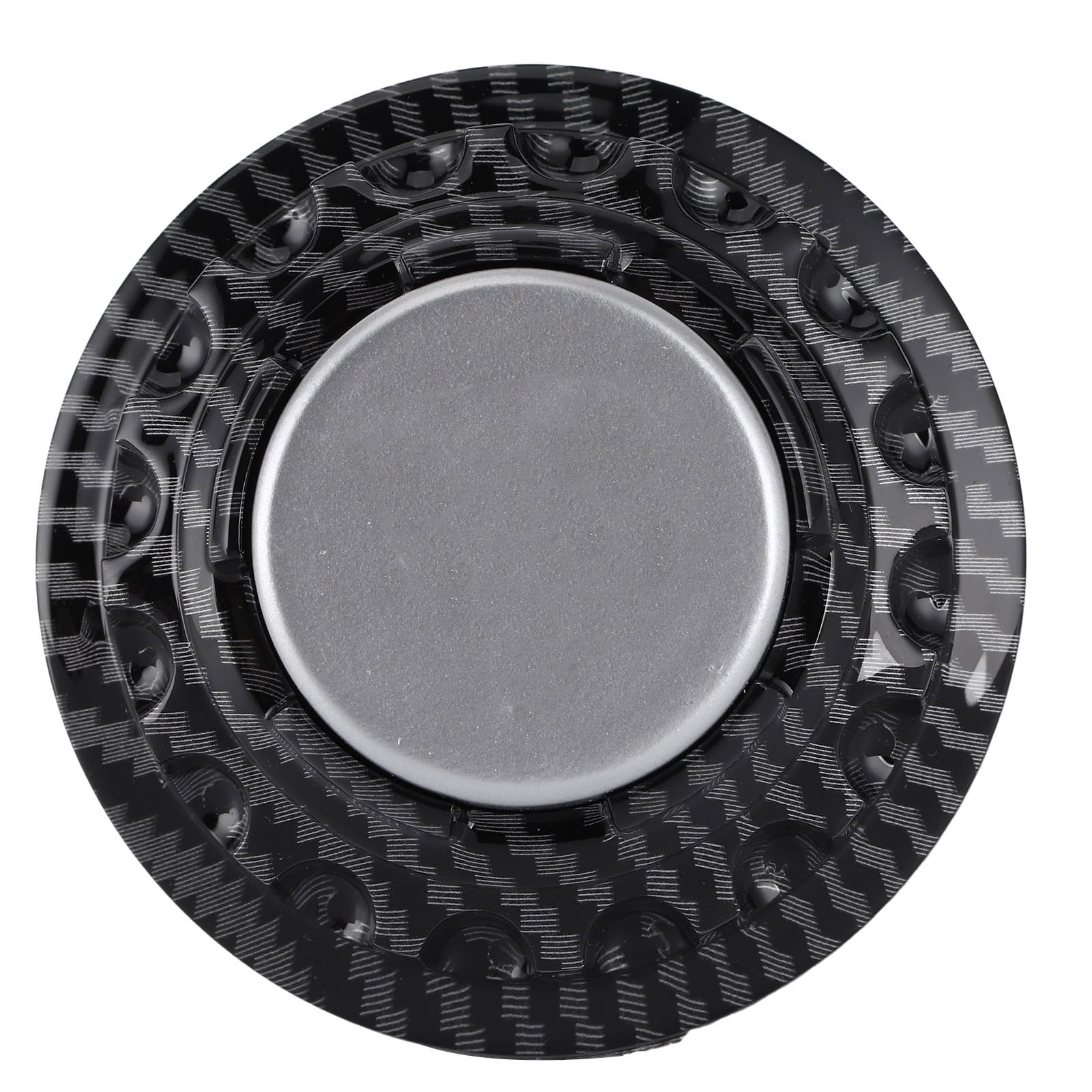 Dioche Couvre-moyeu de Roue 4 Pièces Pendant des Années (Style Fibre de Carbone)