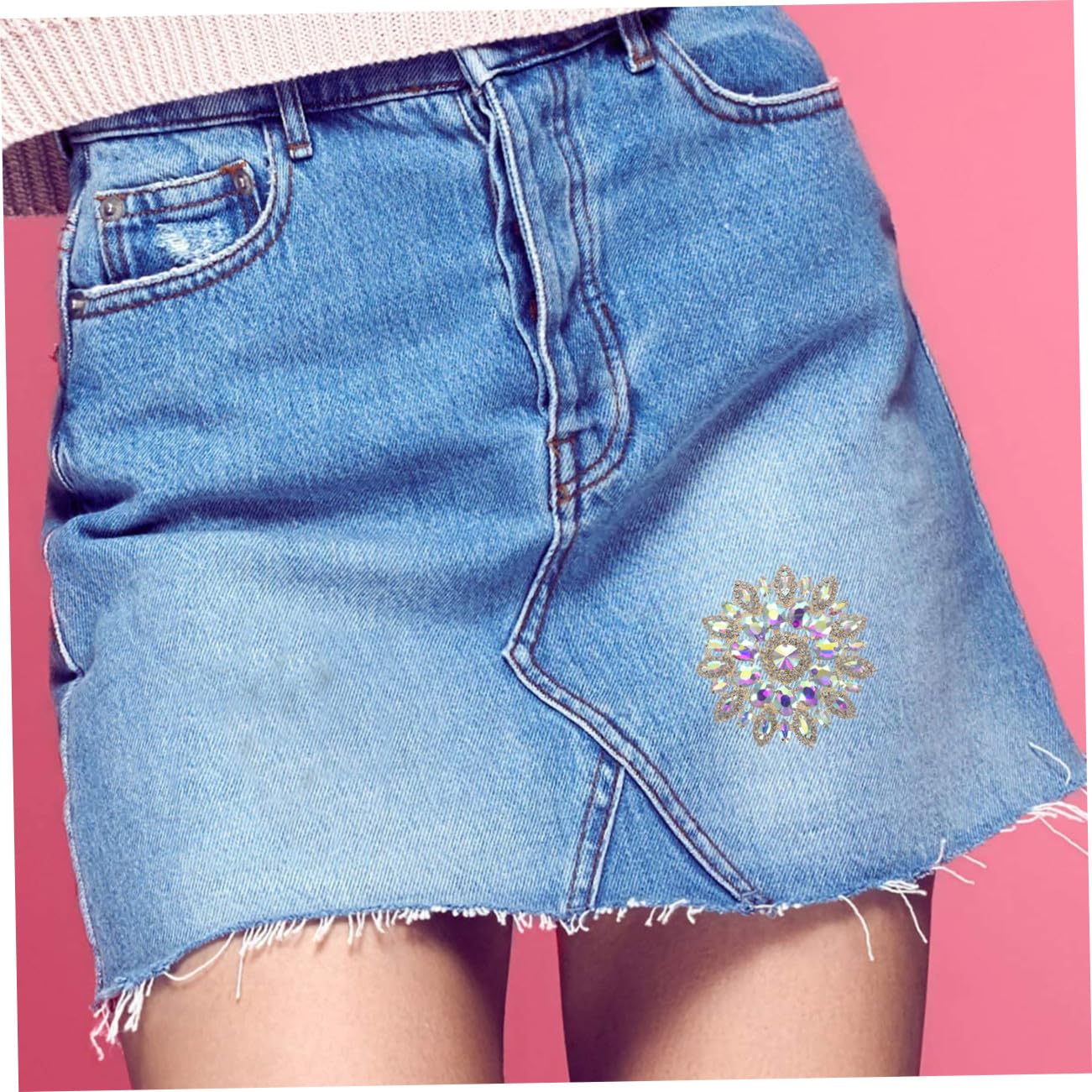 Operitacx 2pezzi Brooch Patch Decorativo Per Abbigliamento Toppe Per Riparazione e Decorazione Per Borse e Accessori Facile Applicare