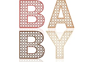 4Pcs Large Wooden Letters for Wall Decoration