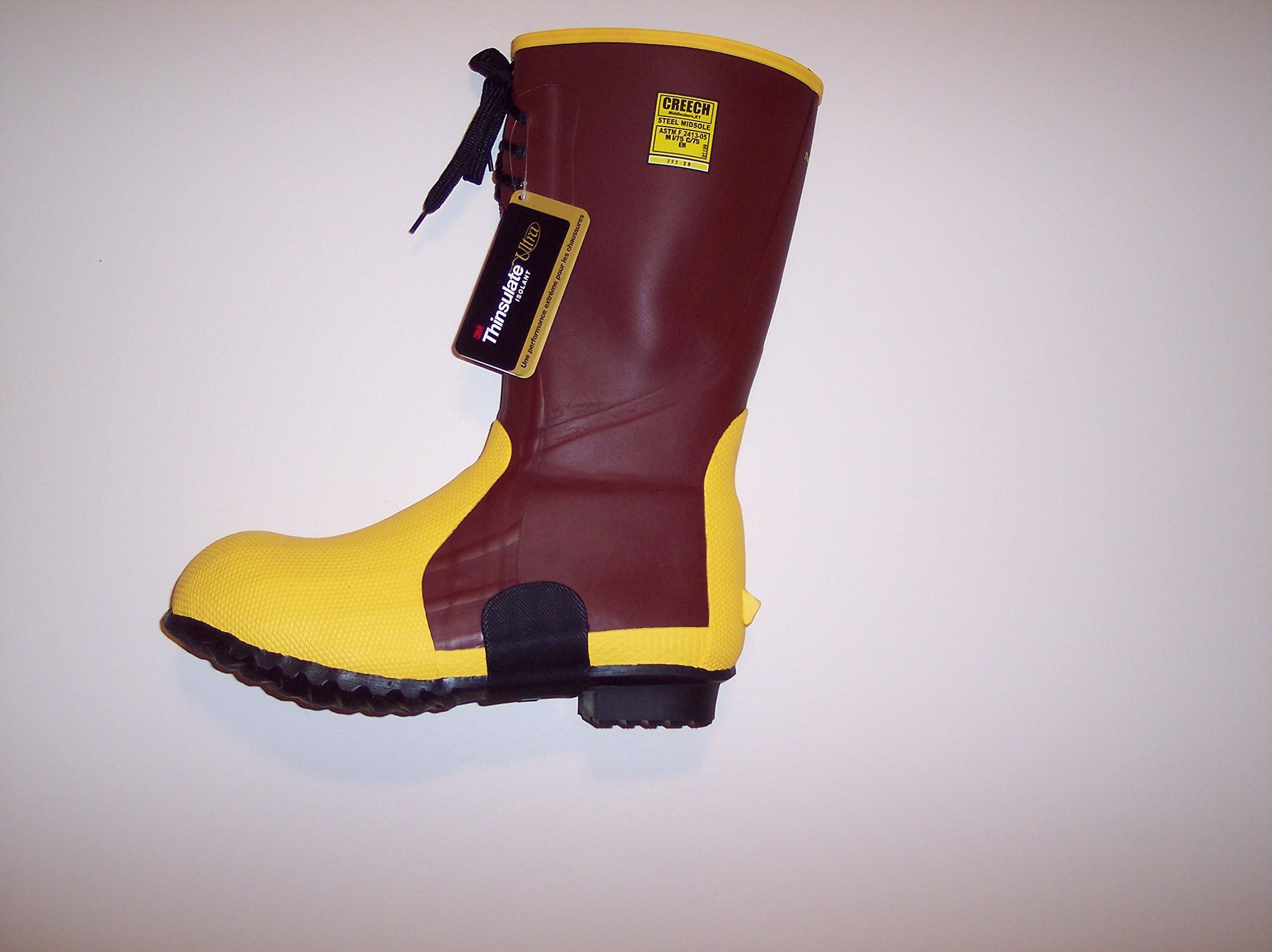 777-21 16 Inch Creech Rubber Metatarsal Safety Industrial Coal Mining Boot