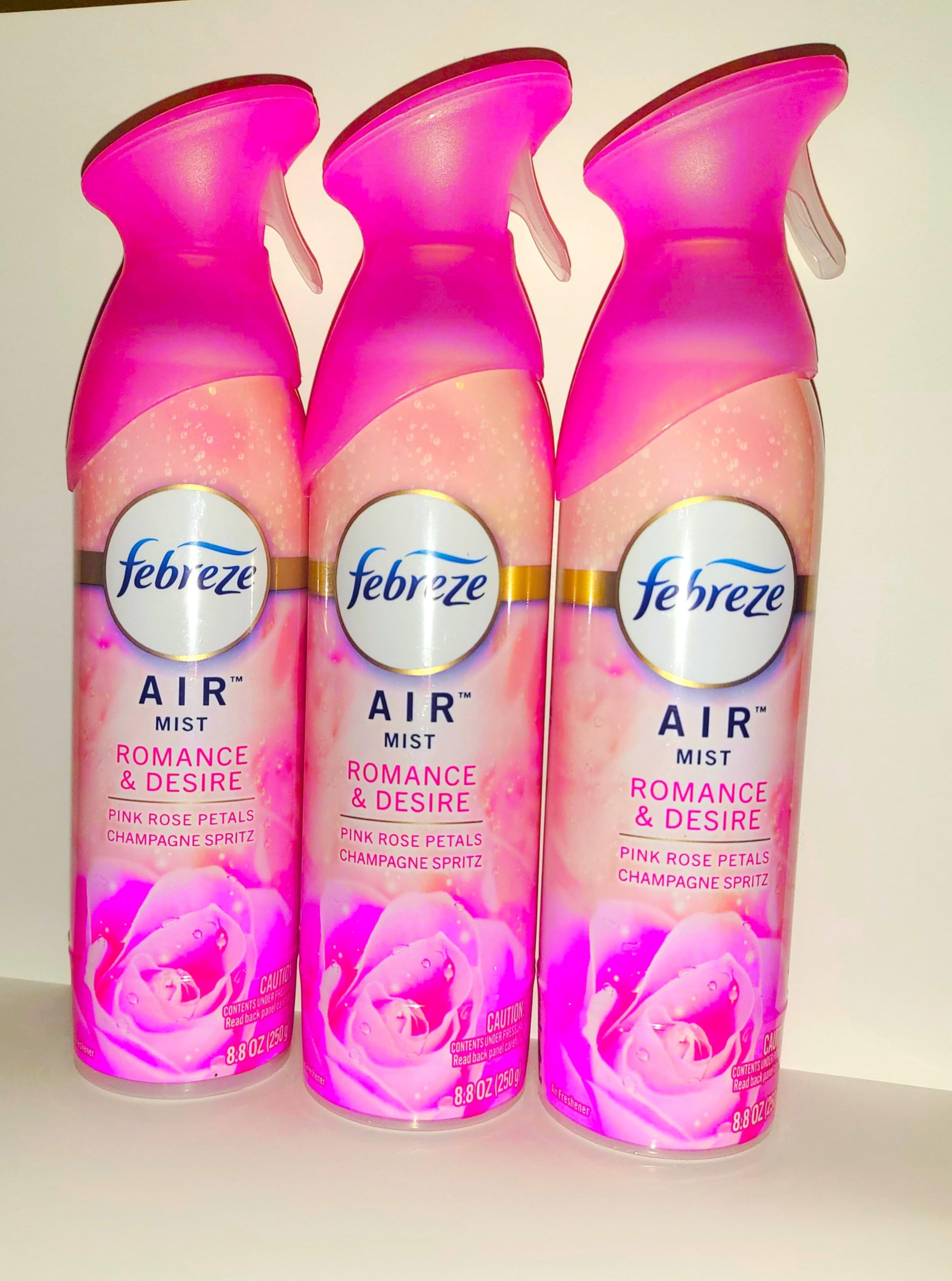 Febreze Air Mist Romanace and Desire 3 pack, Rose