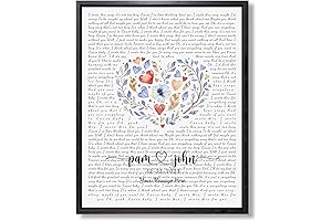 Celebrate Special Occasions with Custom Floral Heart Canvas Wall Art