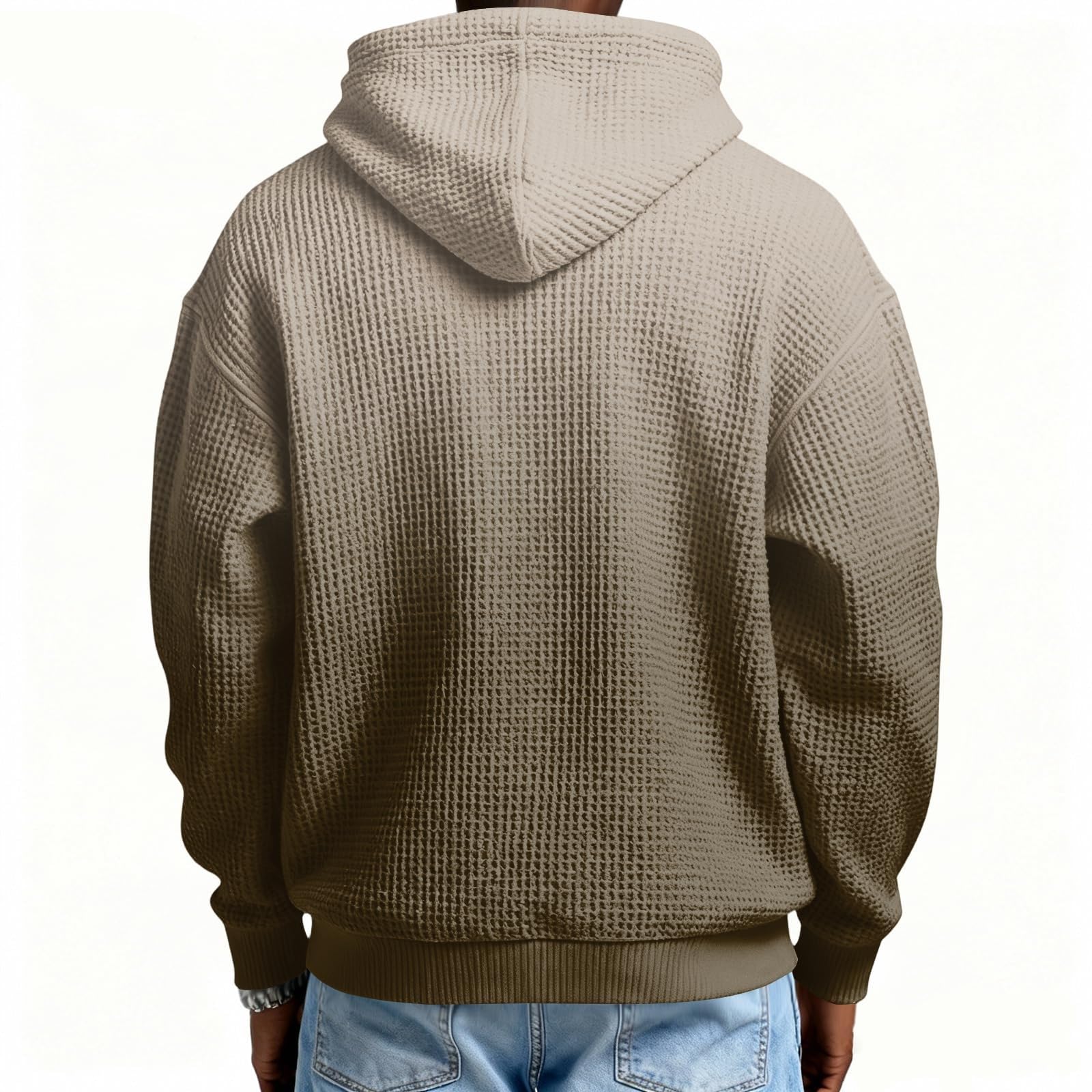 Chaqueta Verano Hombre Sudadera con Capucha Y Manga Larga Degradada para Sudaderas Chulas (Coffee, L) Chaquetas Camisas Entrenamiento Boxeo Ropa De Gym Jersey Corta Camiseta Ciclismo