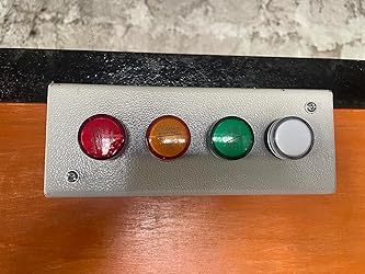 TSKTECH LED PANEL INDICATOR 230V 22MM PLASTIC (SET of RED, GREEN, BLUE ...