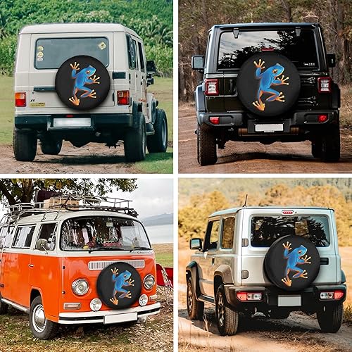 Miniatura 3 de Cubierta de neumático de repuesto para caravana, realista, impermeable, a prueba de polvo, universal para remolque, CRV, SUV, camioneta, campamento,