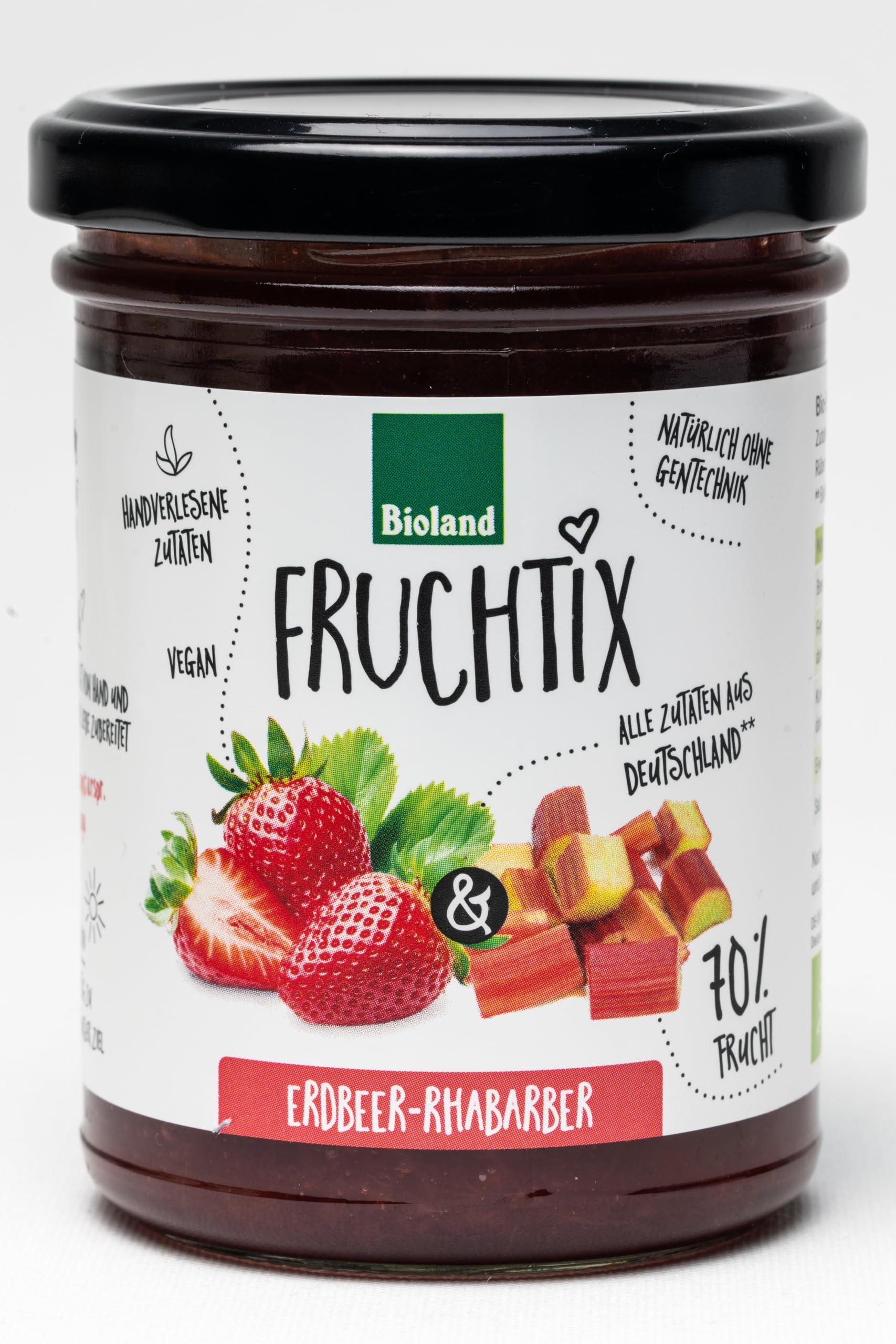 Erdbeer-Rhabarber-Fruchtaufstrich 12 x 220 g