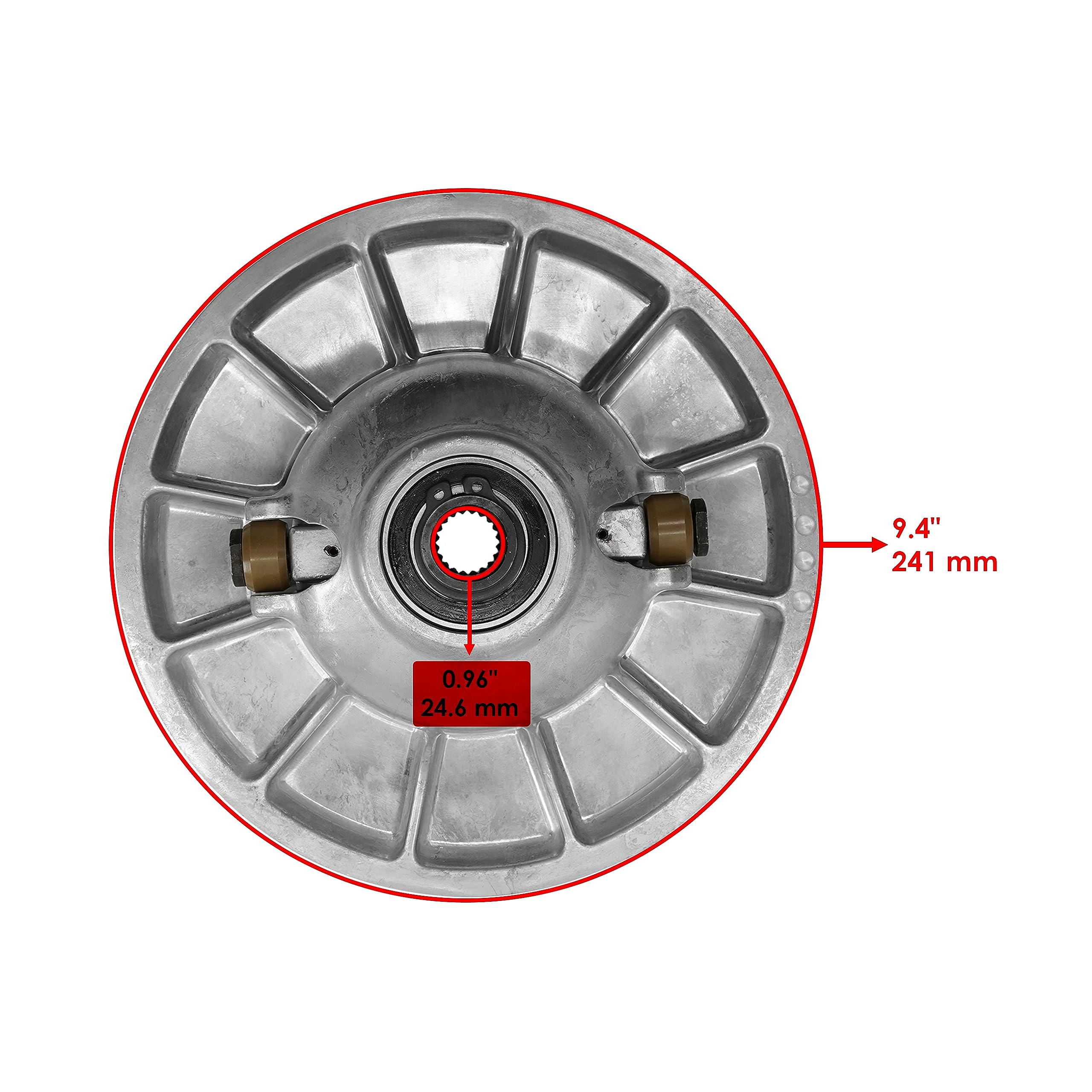 Amazon.com: Caltric Secondary Clutch Compatible with Polaris 