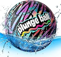 HydroSport Plunge Ball 9 Inch Pool Toy - Sinking Floating Water Ball Swim Games for Kids 8-12 Teens Adults Family
