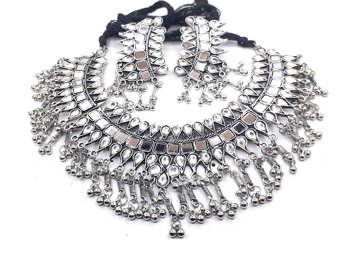 Neck Mirror Choker Necklace 