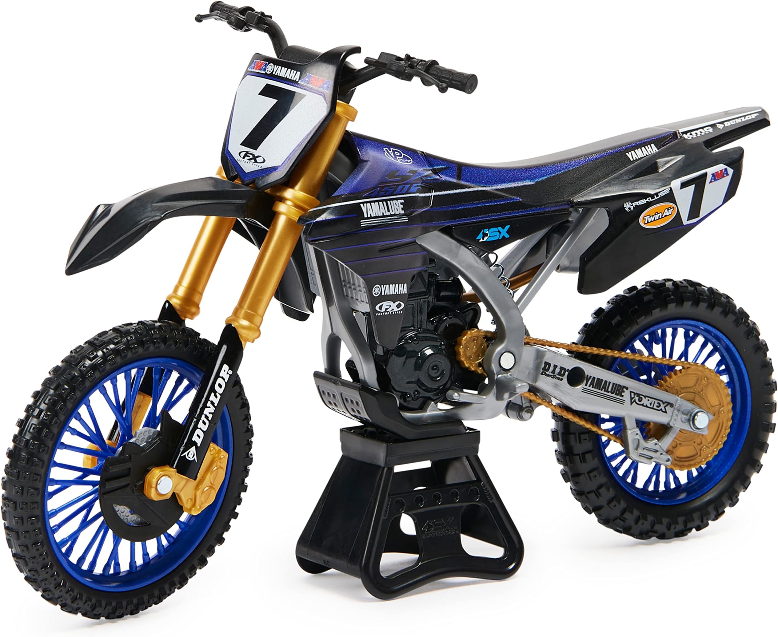 Supercross, Authentic Arron Plessinger 1:10 Scale Collector Die-Cast Toy Motorcycle Replica with Display Stand, for Collectors and Kids Age 5 and Up