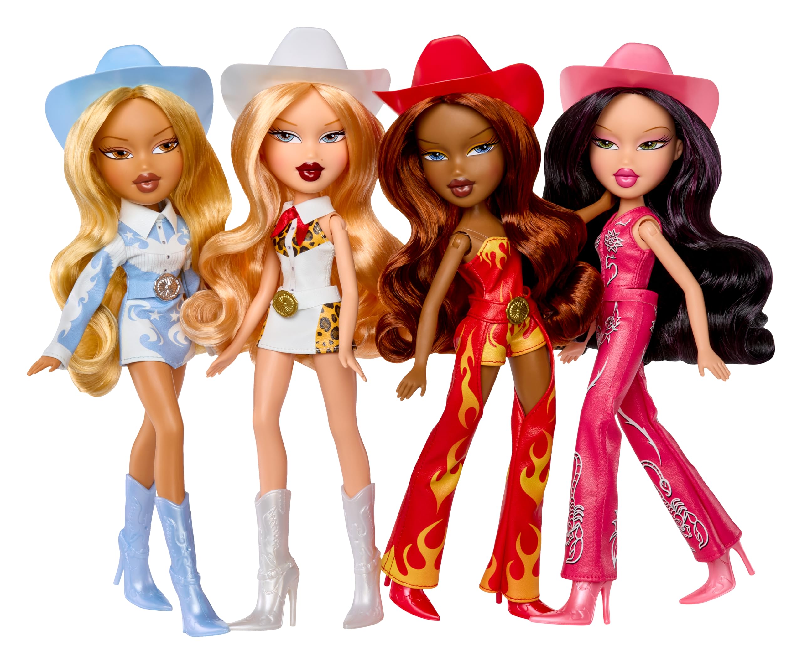 Bratz Sassy Stampede Jade – kolekcjonerska lalka modowa – lalka w stylu kowbojskim z kompletem ubrań i akcesoriami