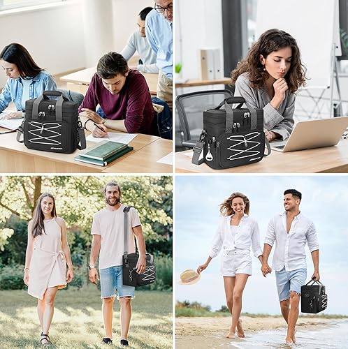 Miniatura 7 de Maelstrom Bolsa enfriadora suave plegable para 24306075 latas, hielera, a prueba de fugas y portátil para playa, campamento, viajes por carretera y