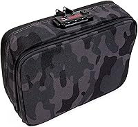 Vista 4 de DIME BAGS Estuche con cierre y sellado de olores, cápsula protectora de viaje para vidrio y equipo, forrada de carbono para protección contra