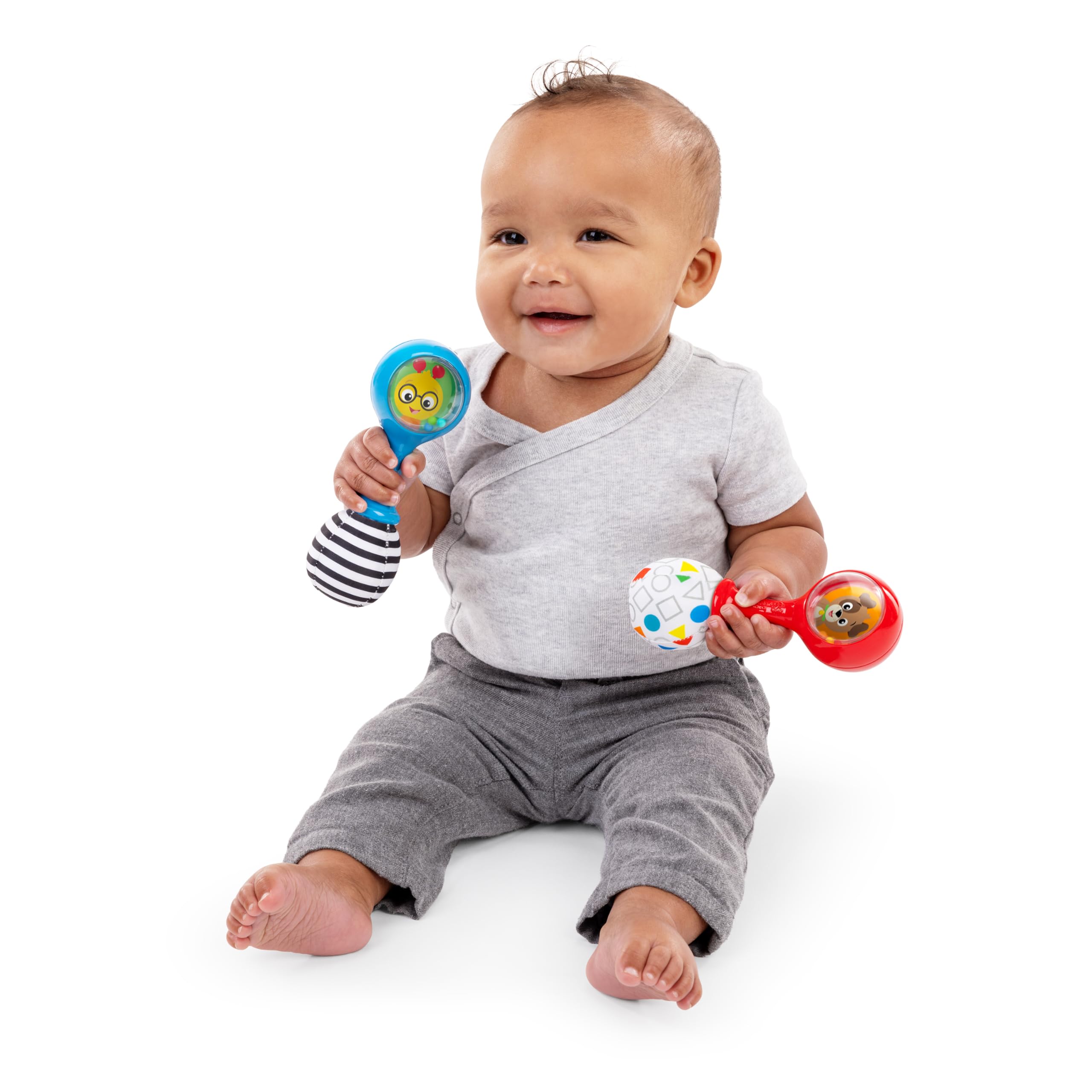 Baby Einstein Shake & Groove zabawka marakasy, dla dzieci od 3 miesięcy i starszych
