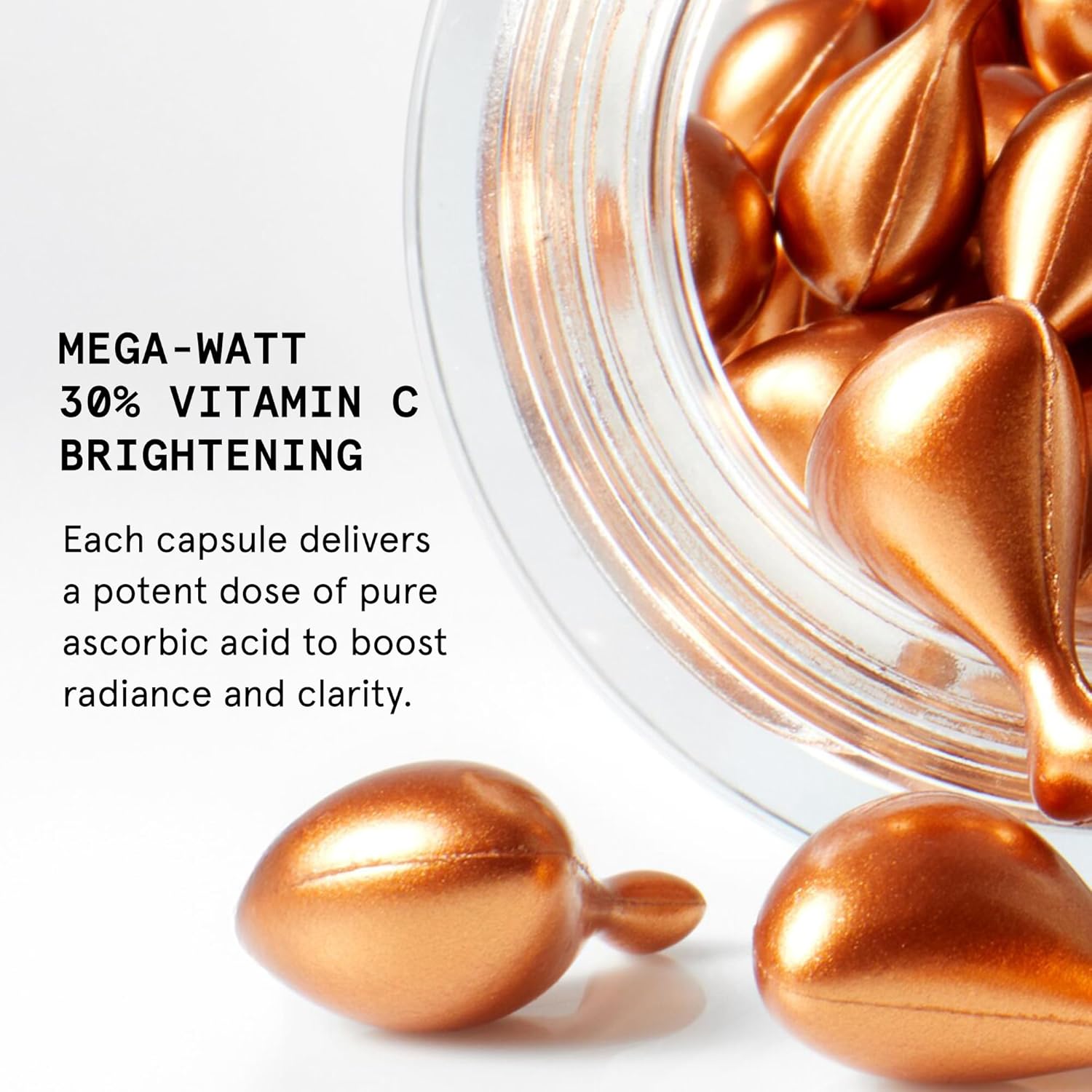Beauty Pie Superactive Capsules Extreme 30% Vitamin C Serum + Resveratrol & Oryzanol – Brightening, Anti-Aging ‘One-Shot’ Capsules