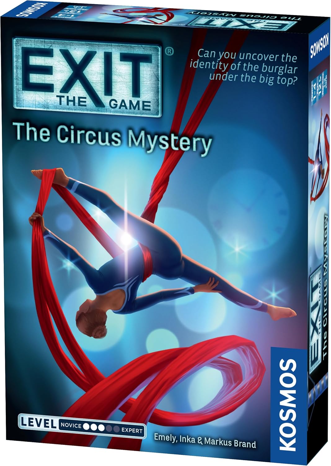 EXIT: The Circus Mystery | Interactive, Cooperative Escape Room Game, 1-4 Players, Puzzle and Crime Solving, Carnival, Age 12+, Kids and Adults, by Kosmos