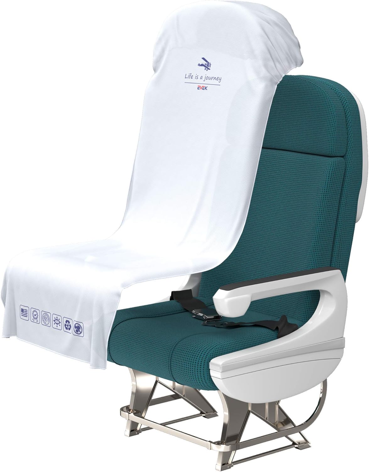 2pcs Protective Airplane Seat Covers for Travel Automotive