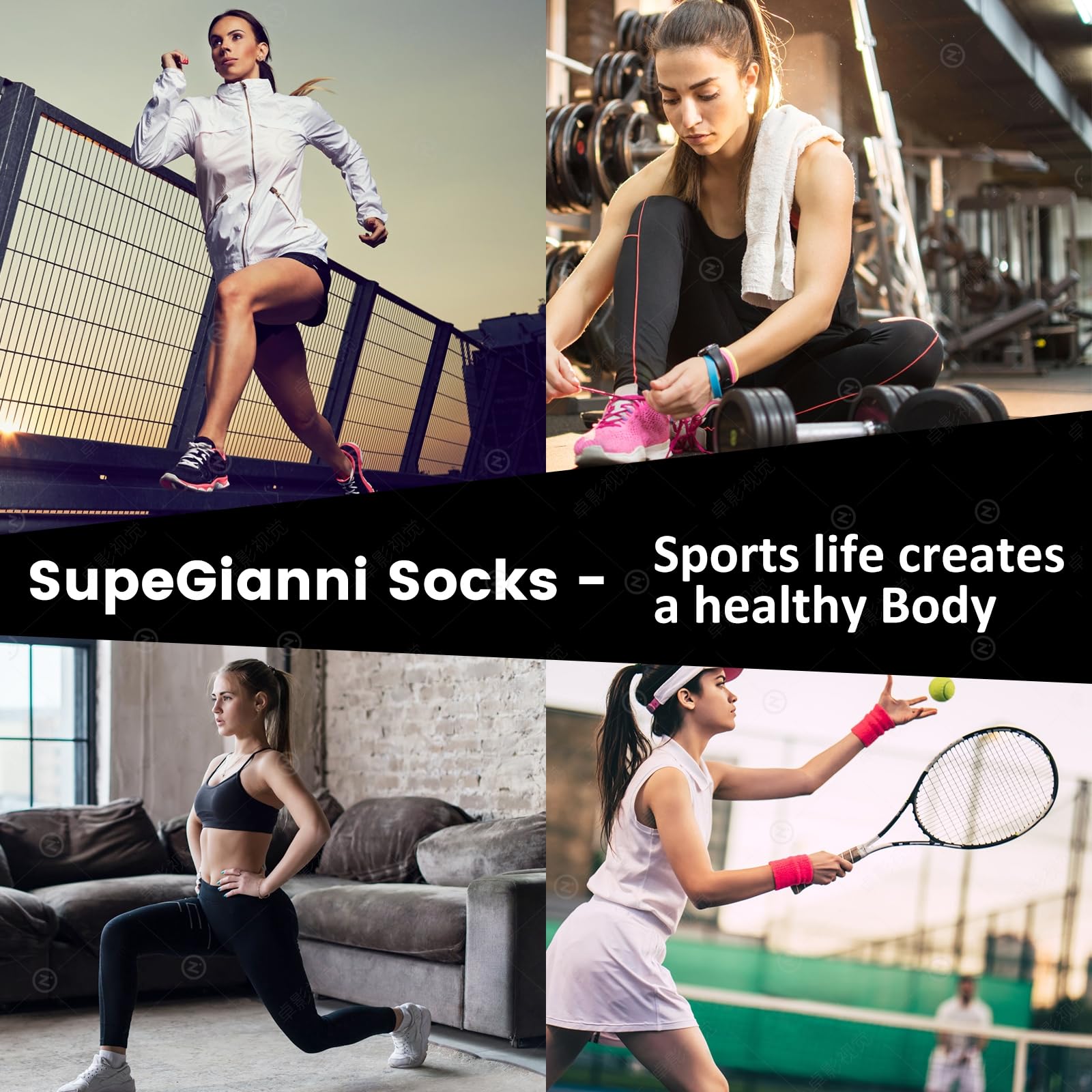 Sallking Damen Knöchelsocken aus Baumwolle, niedrig geschnitten, athletisch, Laufen, weich, dünn, keine sichtbare weiße Socken mit Lasche, 6 Paar