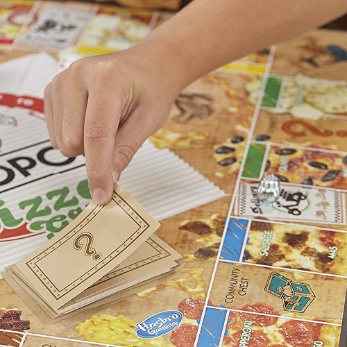 Miniatura 6 de Monopoly Juego de mesa de pizza para niños a partir de 8 años