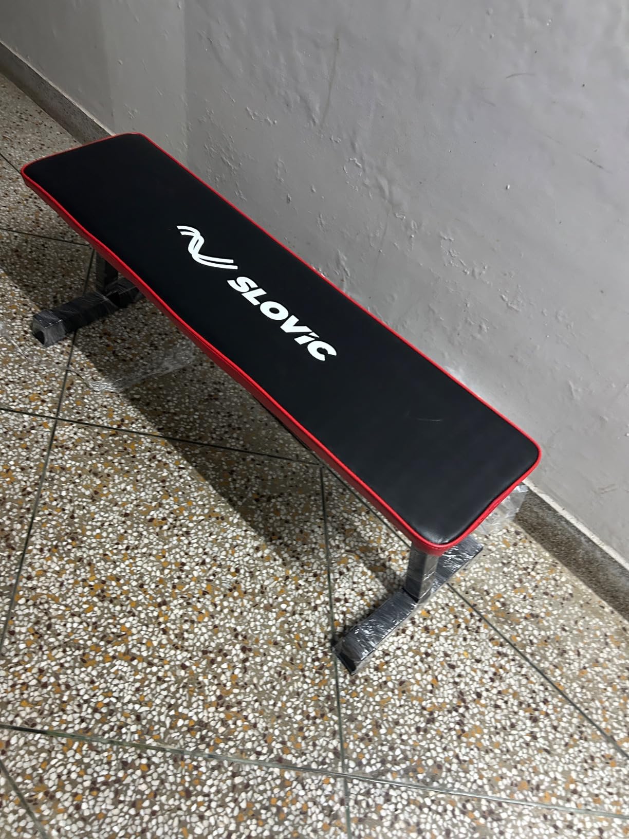 Slovic Flat Gym Bench for Home [Capacity:300 KG] | Foldable Bench Press ...