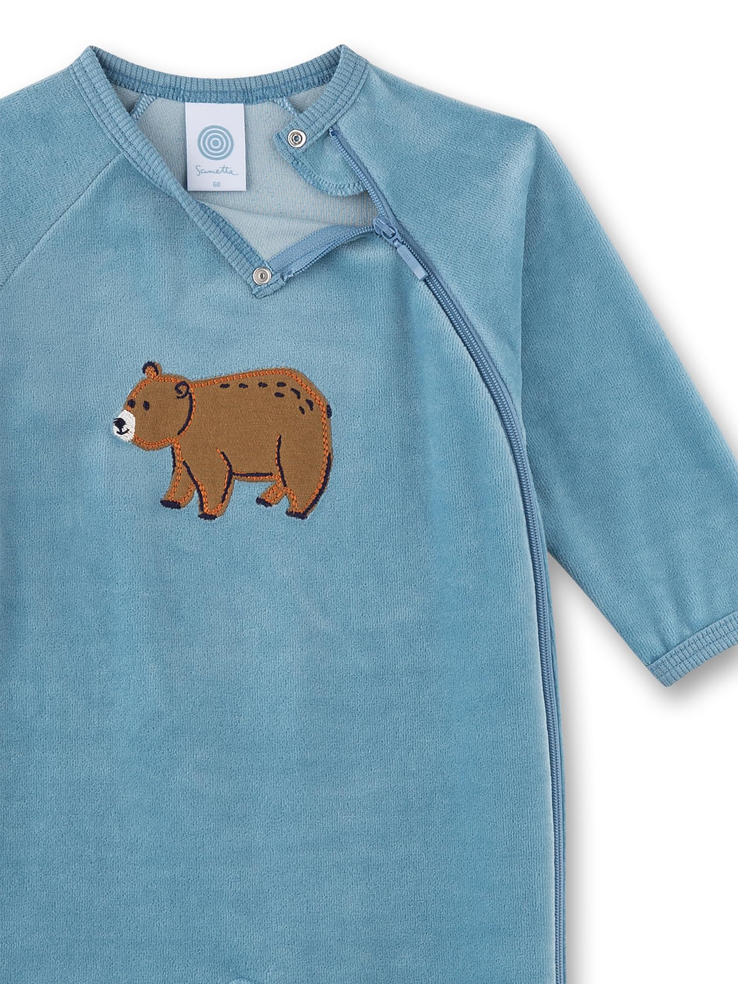 Sanetta Pigiama per Neonati e Bambini 222370, Blu, 56