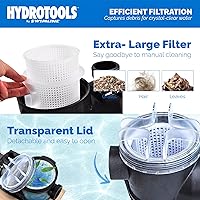 Vista 6 de SWIMLINE HYDROTOOLS Above-Ground Pool Motor Pump, Hydro-Flo 0.3 HP w/ 1980 GPH, Vertical