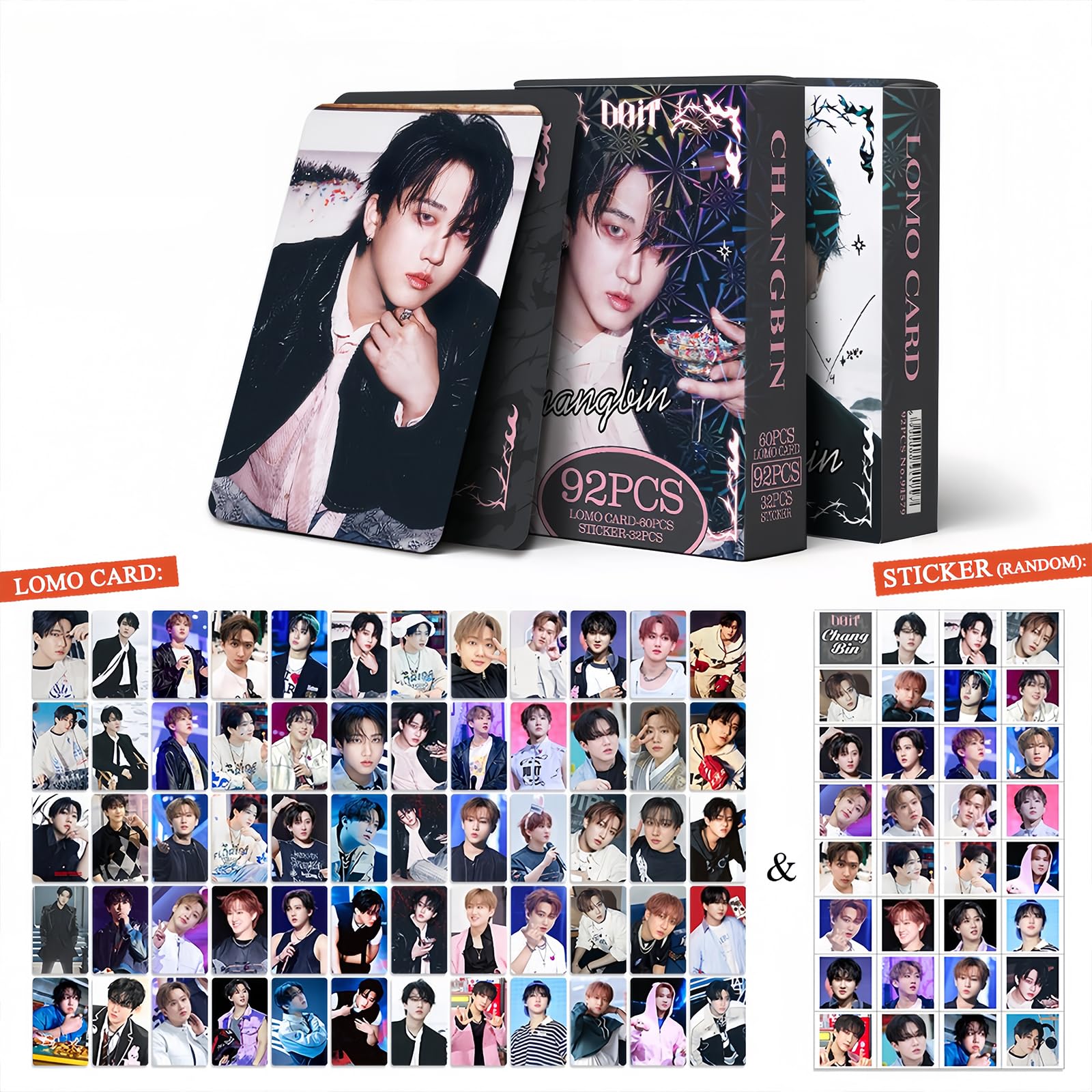 92PCSStray Kids Changbin Photocards DO IT Álbum CHANGBIN Cartões